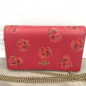 NWOT COACH Floral Crosdbody
